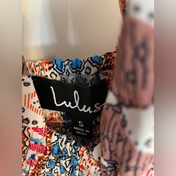 ‼️SOLD‼️ NWT Lulu’s Boho Plunge Maxi Dress Size S - Picture 10 of 11